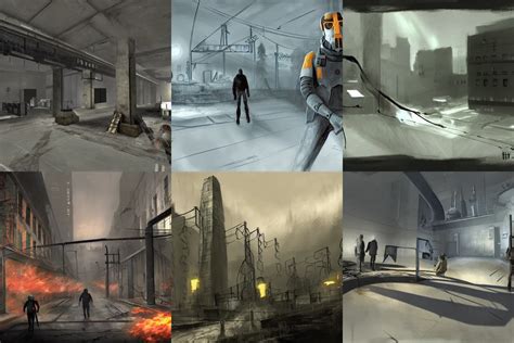 half-life 2 beta concept art | Stable Diffusion