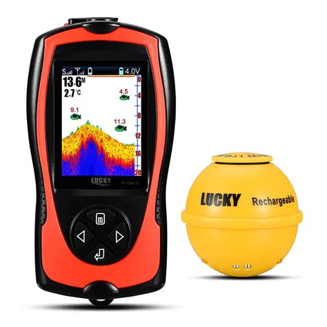 Sonar Wireless Fish Finder Echo Sounder FinderFish Portable Wireless ...