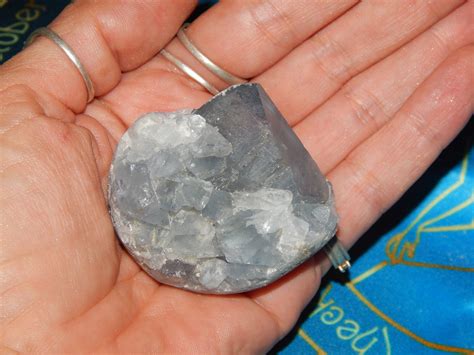 Genuine Rough CELESTITE Specimen Stone - Raw Celestine - Healing ...