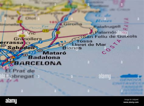 Map of blanes spain hi-res stock photography and images - Alamy