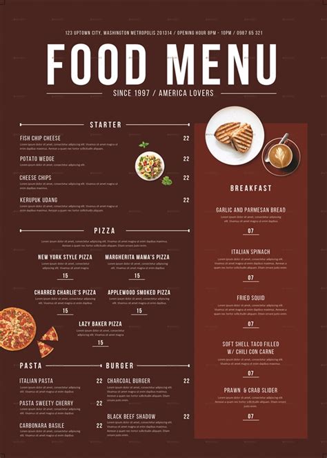 49+ Creative Restaurant Menu Design Ideas That Will Trick People To ...