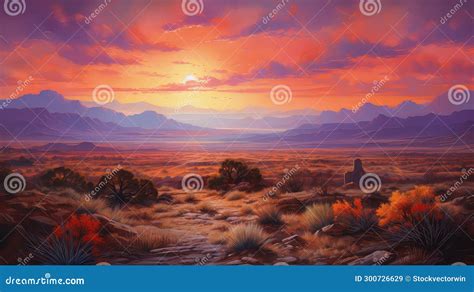 Dry semi arid desert stock illustration. Illustration of desert - 300726629