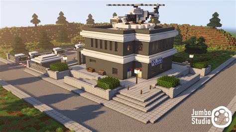 A Police Station - Map Minecraft Map