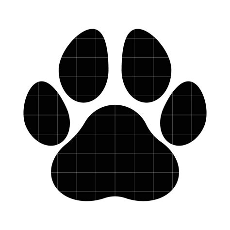 Paw Print SVG Paw SVG Dog Paw Cat Paw Paw Print Clip - Etsy