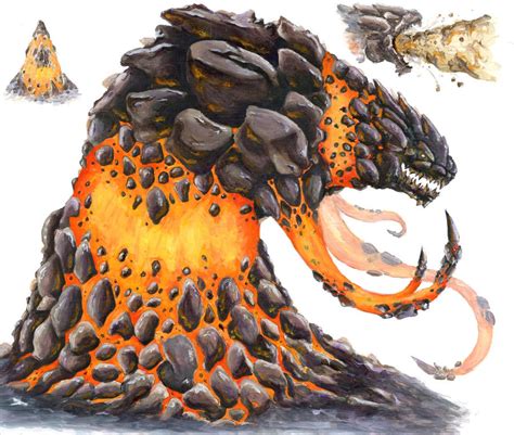 Giant Lava Monster by KillustrationStudios on DeviantArt