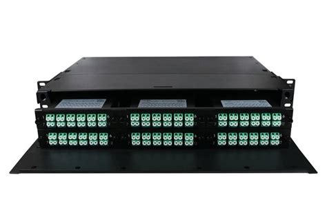 2U LGX Fiber Patch Panel 144 Port LC-MTP Multimode