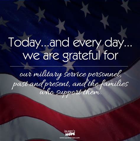 On Veterans Day and every day, we at Lauren's Hope are thankful to our ...