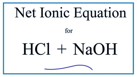 Marvelous Naoh Plus Hcl Balanced Equation Physics Chapter Motion Class ...