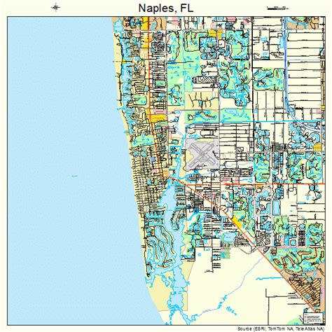 Naples Florida Street Map 1247625