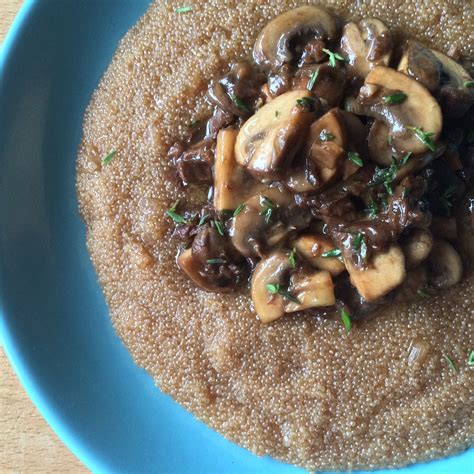 Amaranth "Risotto" With Mushrooms Recipe | Epicurious