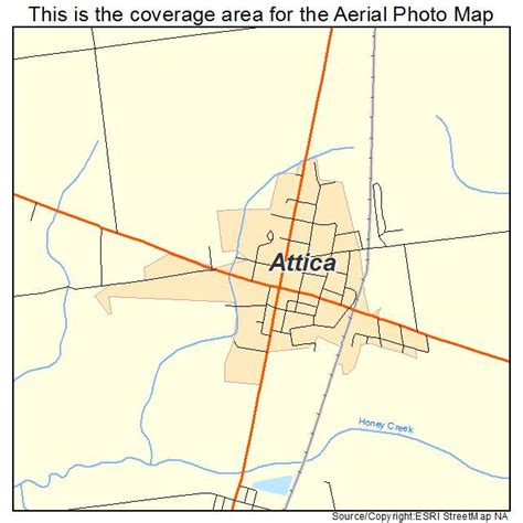 Aerial Photography Map of Attica, OH Ohio