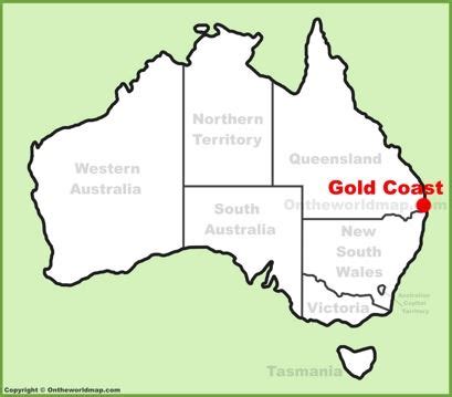 Gold Coast Map | Australia | Detailed Maps of Gold Coast