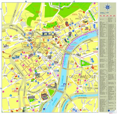 Carte touristique de Liège