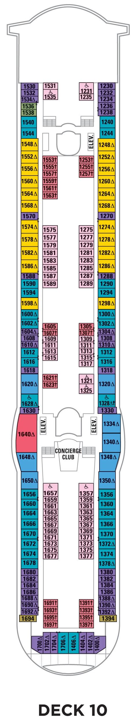 Deck 10 - Independence of the Seas Deck Plans | Royal Caribbean Blog