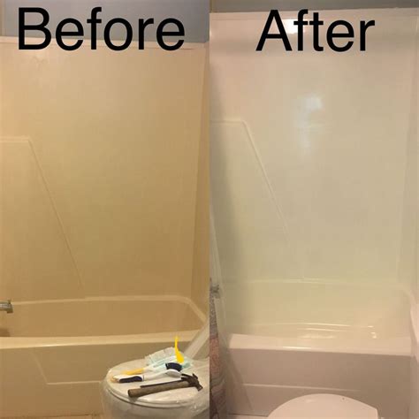 Painted bathtub!!! Tub and tile refinishing kit! | Bathroom paint ...