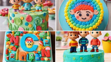 Sugar & Sing-Alongs: 10 Cocomelon Birthday Cake - Mom and Newborn