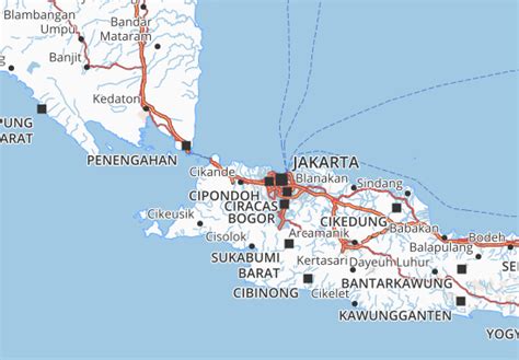 MICHELIN Tangerang map - ViaMichelin