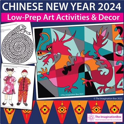 Chinese New Year 2024 Coloring Pages and Art Activities - The ...