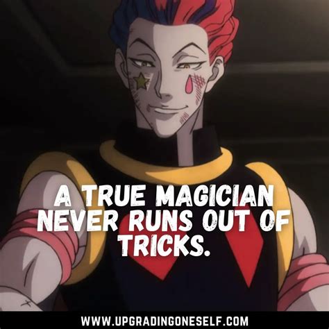 Top 22 Badass Quotes From Hisoka Morow To Stun You