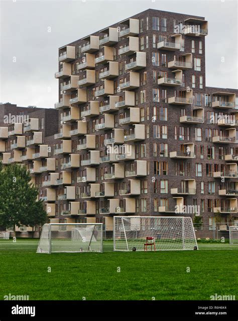 Urban apartments, Orestad, Copenhagen, Denmark, Scandinavia Stock Photo ...