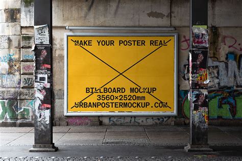 Billboard Mockup No189 – Urban Poster Mockup