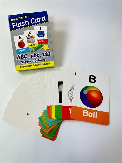 FC56 : FLASHCARD ABC, abc, 123, Shape & colour - MommyHappy