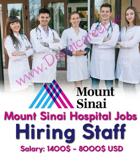 Jobs In Dubai - DubaiVacancies.ae on LinkedIn: Mount Sinai Hospital ...