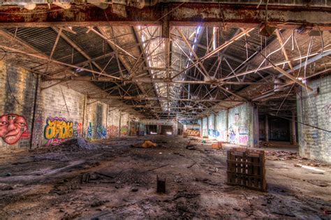 abandoned factories in america | One of the many abandoned buildings at ...