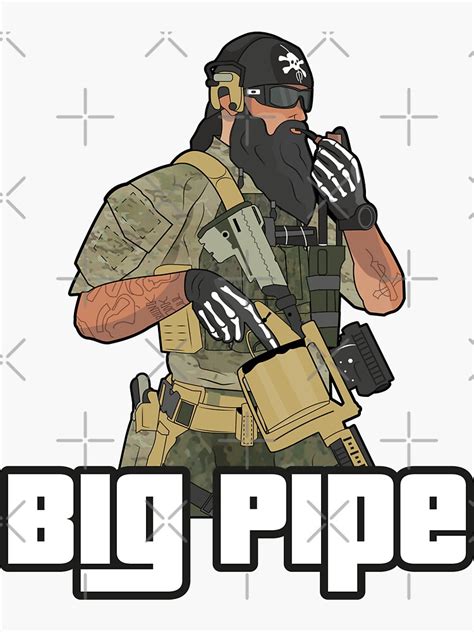 "Big Pipe - Escape From Tarkov - GTA Style" Sticker for Sale by ...