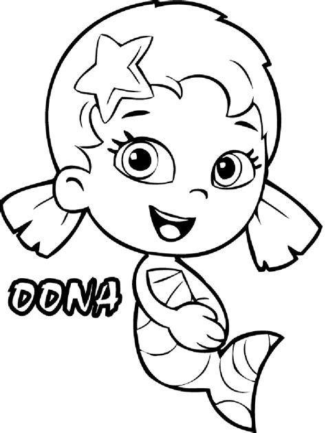 Bubble Guppies Coloring Pages for Free Usage | Educative Printable ...