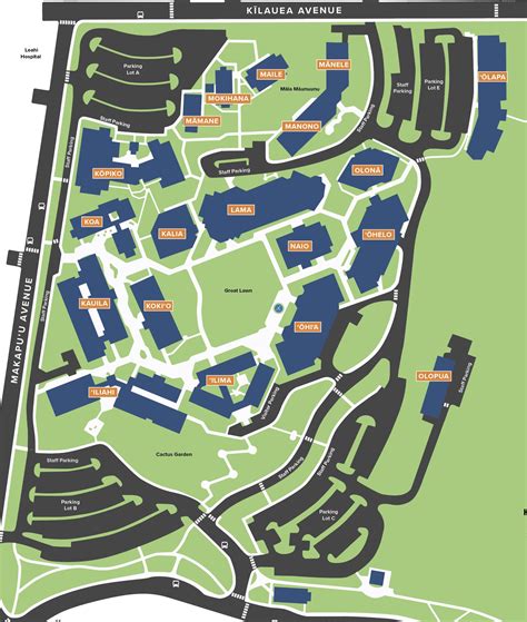 Honolulu Community College Map - Beulah Sallyann