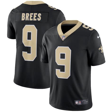 Men's Nike Drew Brees Black New Orleans Saints Vapor Untouchable ...