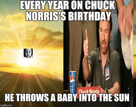 Chuck Norris Birthday Memes