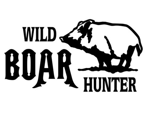 Wild boar hunting clipart - Clipground