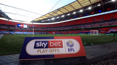 Sky Bet EFL play-offs 2020/21: Championship, League One, League Two ...