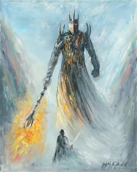 Fingolfin vs Morgoth Silmarillion Painting J.R.R. | Etsy