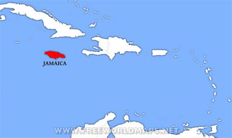 Where is Jamaica located on the World map?