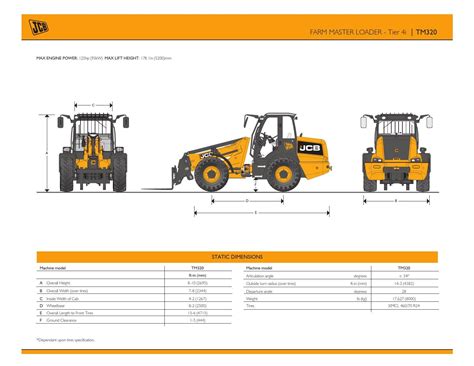 TM320 Spec Sheet (US) Nov 2012 by JCB North America - Issuu