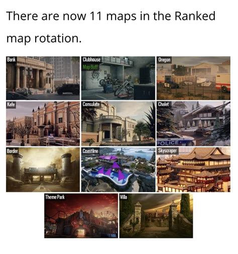 All R6 Ranked Maps - Arleen Michelle