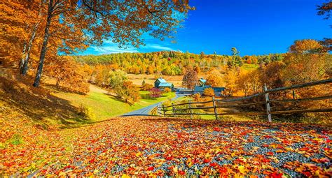 Vermont's stunning Vermont fall desktop backgrounds In vivid colors