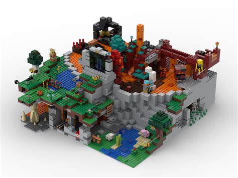 LEGO MOC UCS Minecraft Diorama by DJ_HardLogic | Rebrickable - Build ...