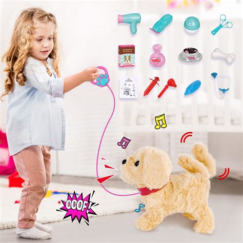 Toy Dog Walk And Bark, Sing, Tail, Lick, Repeat What You Say, Toys For ...