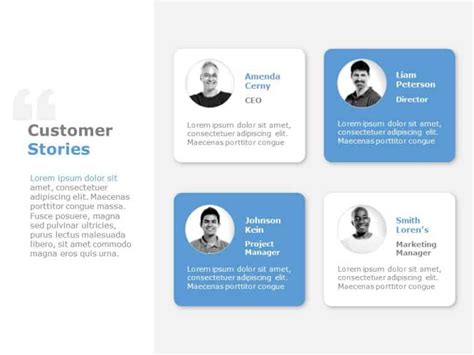 Client Testimonials 4 PowerPoint Template