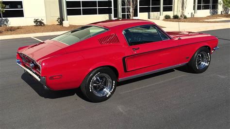 1968 Mustang GT Fastback Candy Apple Red - YouTube