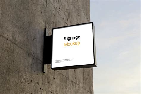 Signage Mockup, Graphic Templates - Envato Elements