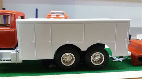 Model semi truck utility body 1:24 1:25 scale model Diorama | eBay ...