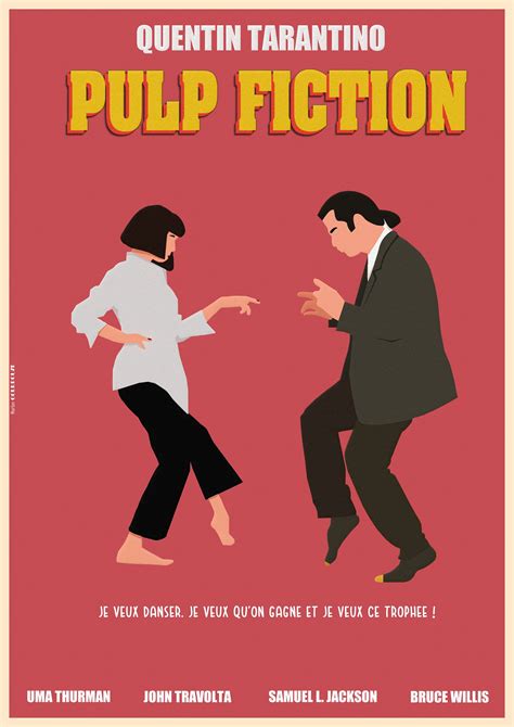 Pulp Fiction Poster / Tarantino Poster / Pulp Fiction - Etsy