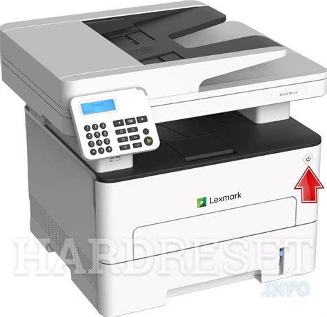 How to do a soft reset on LEXMARK MB2236adw? - HardReset.info