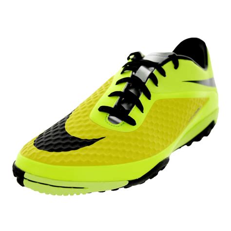 Nike Men's Hypervenom Phelon Yellow, Black, and Metallic Silver ...