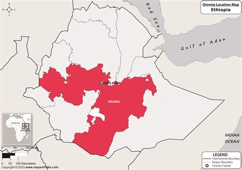 Oromia World Map